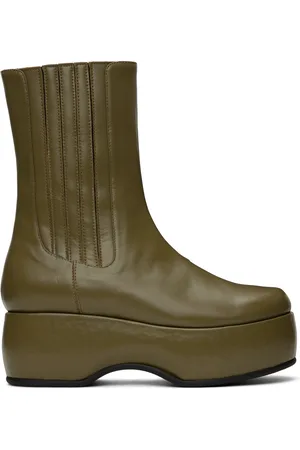 Nicole Saldanã Khaki Mia Boots