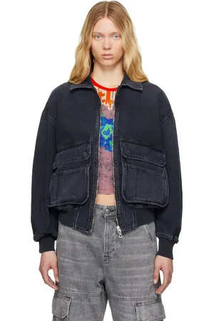Diesel Black D-Kurz Denim Jacket