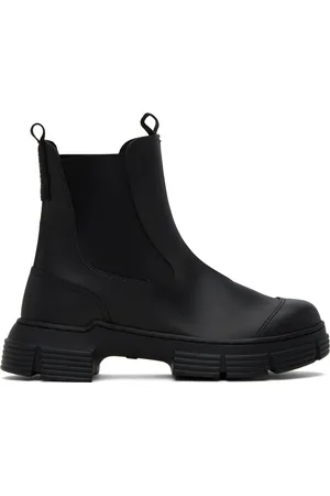 Ganni Black City Boots