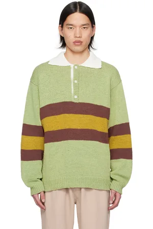 rice nine ten Green Rugby Polo