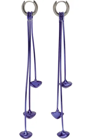 Hugo Kreit SSENSE Exclusive Blue Shroom Earrings