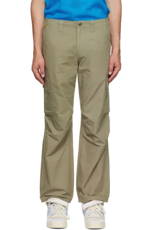 DIME Green Cotton Cargo Pants