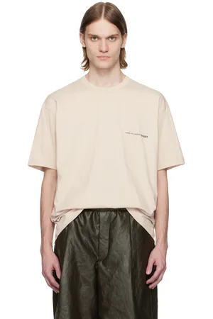 Comme des Garçons Beige Oversized T-shirt