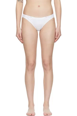 La Perla White Souple Slip Thong