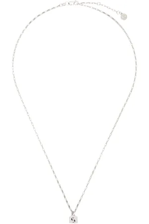 Stolen Girlfriends Club Silver S-Logo Tag Necklace