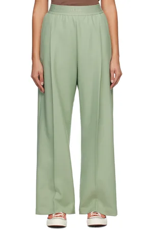 Stockholm Surfboard Club Green Pleated Trousers