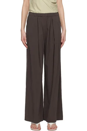Bec & Bridge Brown Sade Trousers