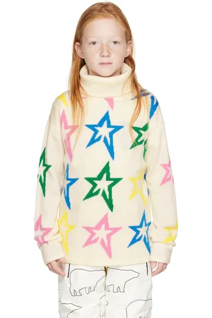 Perfect Moment Kids Off-White Star Dust Turtleneck