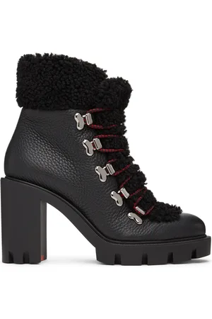 Christian Louboutin Black Edelvizer Ankle Boots