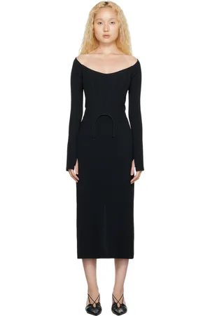 DION LEE Arch Longline Corset Midi Dress