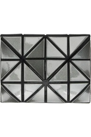 Issey Miyake Gunmetal Card Wallet