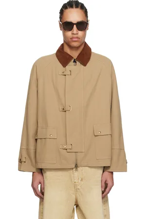 Carter Young SSENSE Exclusive Khaki Newman Buckle Jacket