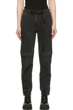 JUUN.J Black Denim Cargo Trousers