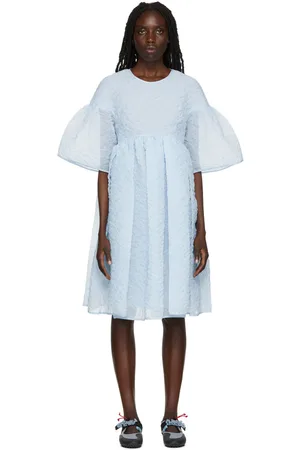 Cecilie Bahnsen Blue Florette Minidress