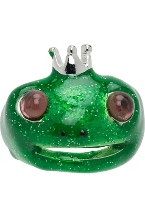 Collina Strada Green Frog Prince Ring