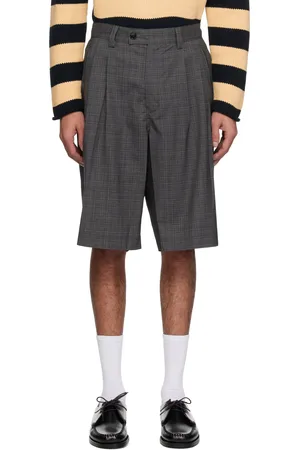 Carter Young Gray Roy Pleated Shorts
