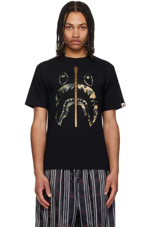 BAPE Black 1st Camo Separate Shark T-shirt