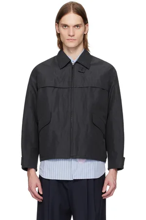 YLÈVE Black Ramy Cotton Weather Jacket