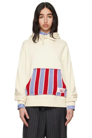 Charles Jeffrey Loverboy Off-White Patch Rabbit Ears Hoodie