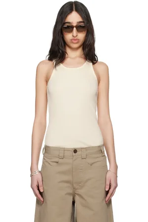 Meta Campania Collective Off-White Francis Jersey Rib Tank Top