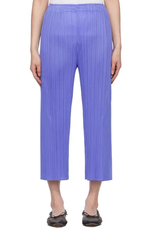 PLEATS PLEASE ISSEY MIYAKE Blue Monthly Colors March Trousers
