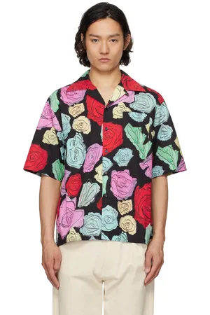 Marni Black Orion Print Bowling Shirt