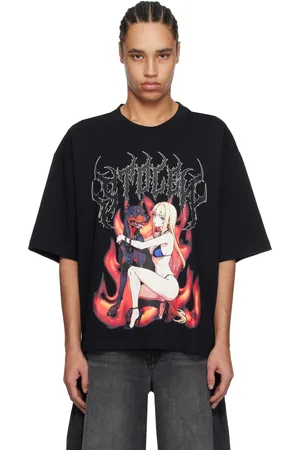 Stolen Girlfriends Club Black Anime Best Friend Relaxed T-shirt