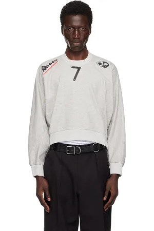 PROTOTYPES Gray Shrunken Sweatshirt