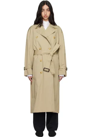 Totême Khaki Crisp Summer Trench Coat