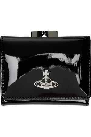 Vivienne Westwood Black Small Frame Wallet