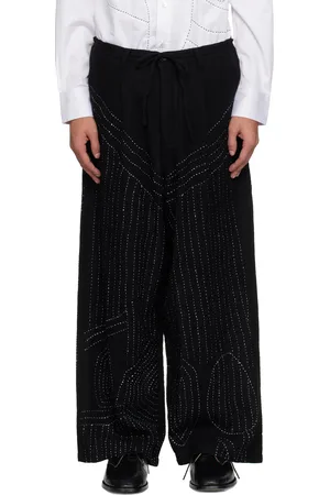 Glass Cypress Anatomical BORO Multipleat Trousers