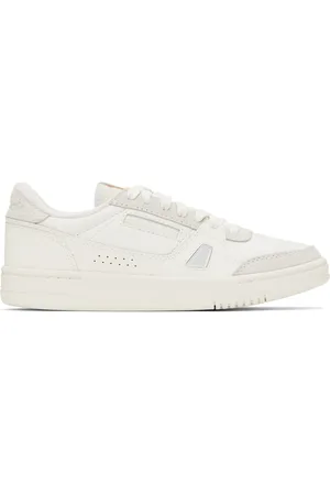 Reebok White & Gray LT Court Sneakers