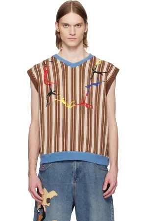 KIDSUPER STUDIOS Embroidered Figures Knit Sweater
