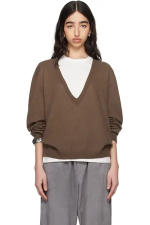 Meta Campania Collective Brown Joel Felted Cashmere Sweater