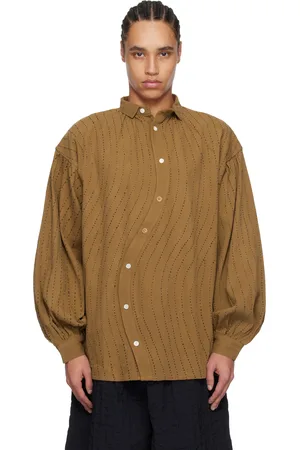 Glass Cypress Curved Denim Shirt