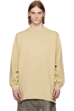 Rick Owens Beige Hollywood Tommy LS Sweatshirt