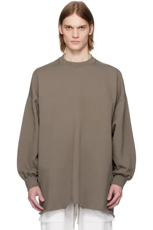 Rick Owens Gray Hollywood Tommy LS Sweatshirt