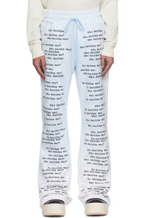 Who Decides War Blue WDW Scripture Sweatpants