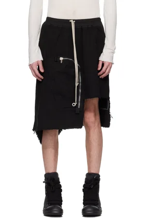 Rick Owens Black Hollywood Dracca Skirt