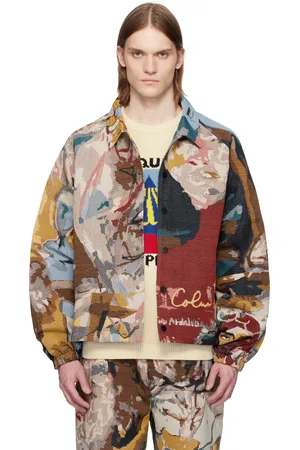 KIDSUPER STUDIOS Multicolor Jacquard Paintings Coach Jacket
