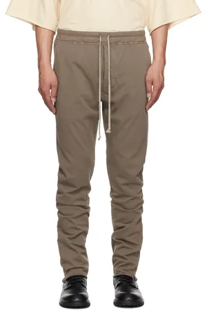 Rick Owens Gray Hollywood Berlin Drawstring Sweatpants