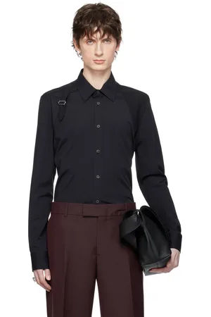 Alexander McQueen Black Harness Shirt