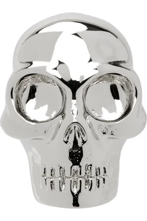Alexander McQueen Silver Skull Single Stud Earring