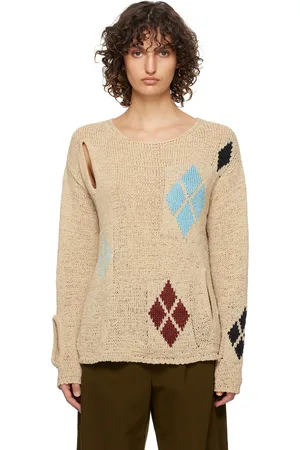OPEN YY Argyle Sweater