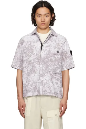 Stone Island Gray Pigment Tela 