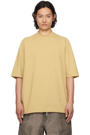 Rick Owens Beige Hollywood Jumbo SS T-shirt
