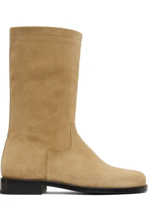 LEMAIRE Beige Soft Workwear Boots