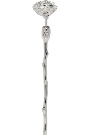 ALAN CROCETTI Silver Rose Earring