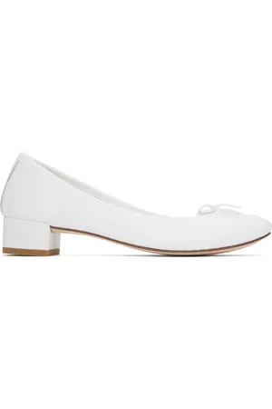 Repetto White Camille Heels