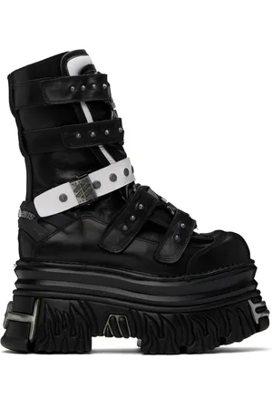Vetements Black & White New Rock Edition Gamer Boots